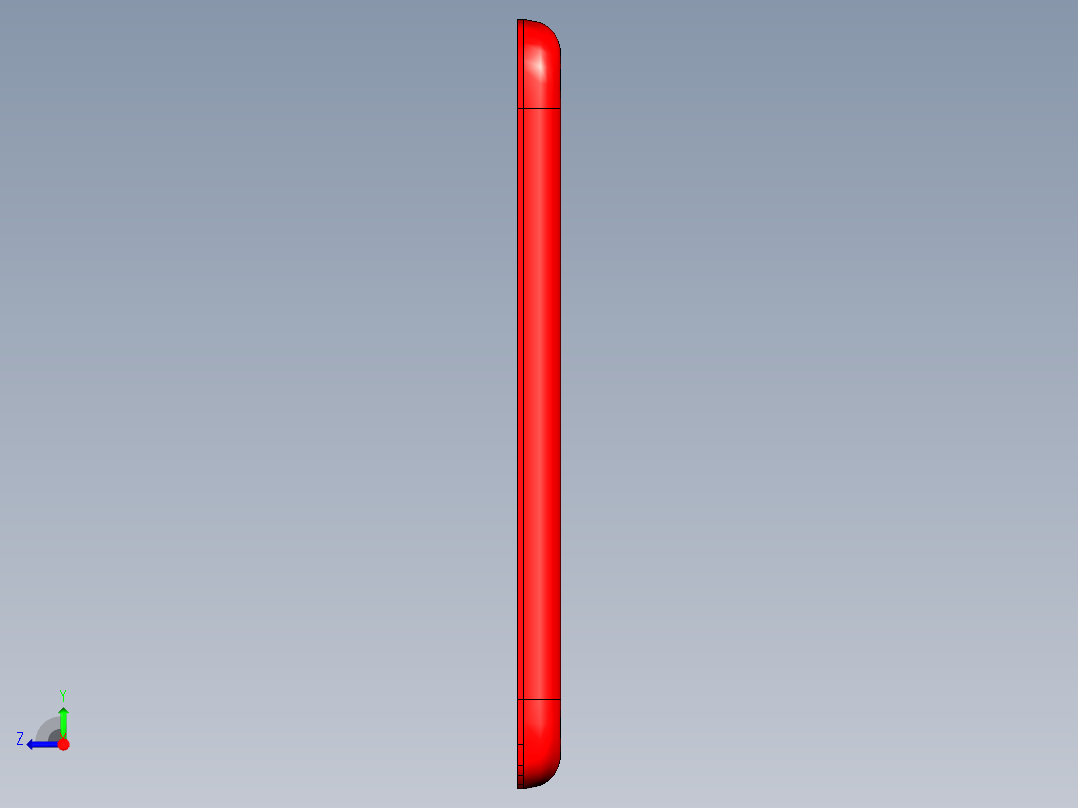 CP2笔记本CNC工装夹具三维模型右视图