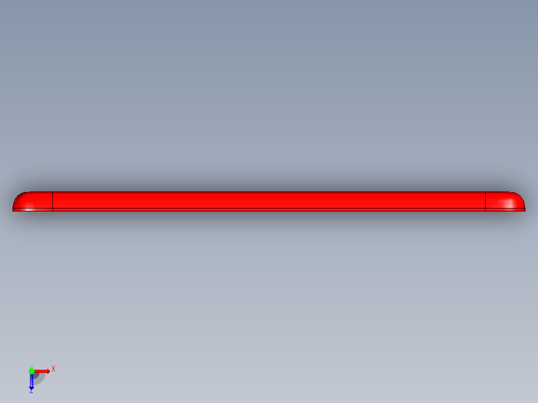 CP2笔记本CNC工装夹具三维模型俯视图