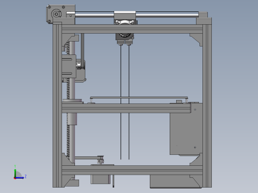 3D打印机模型左视缩略图