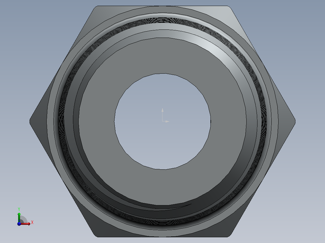 管件接头、螺纹接头、三通(31)前视图