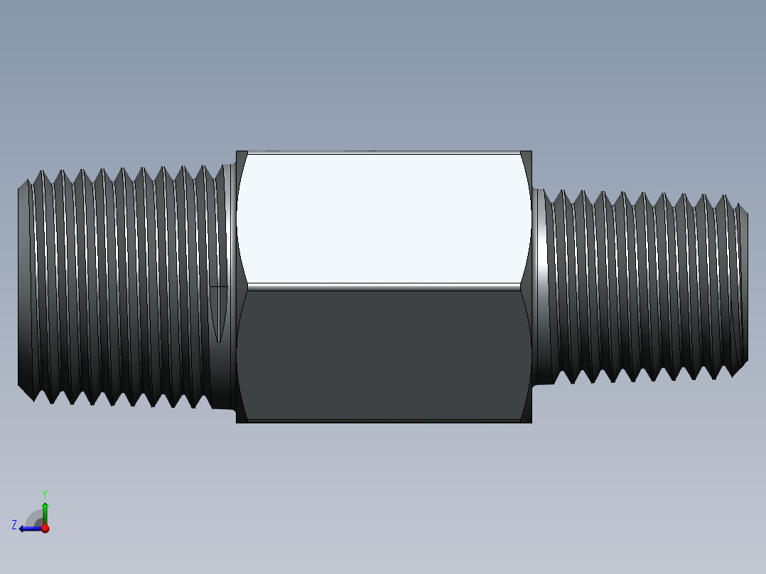 管件接头、螺纹接头、三通(31)右视图