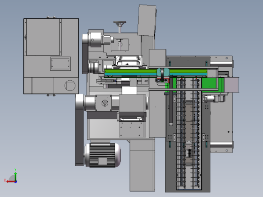 无心磨床上下料sw18可编辑后视缩略图