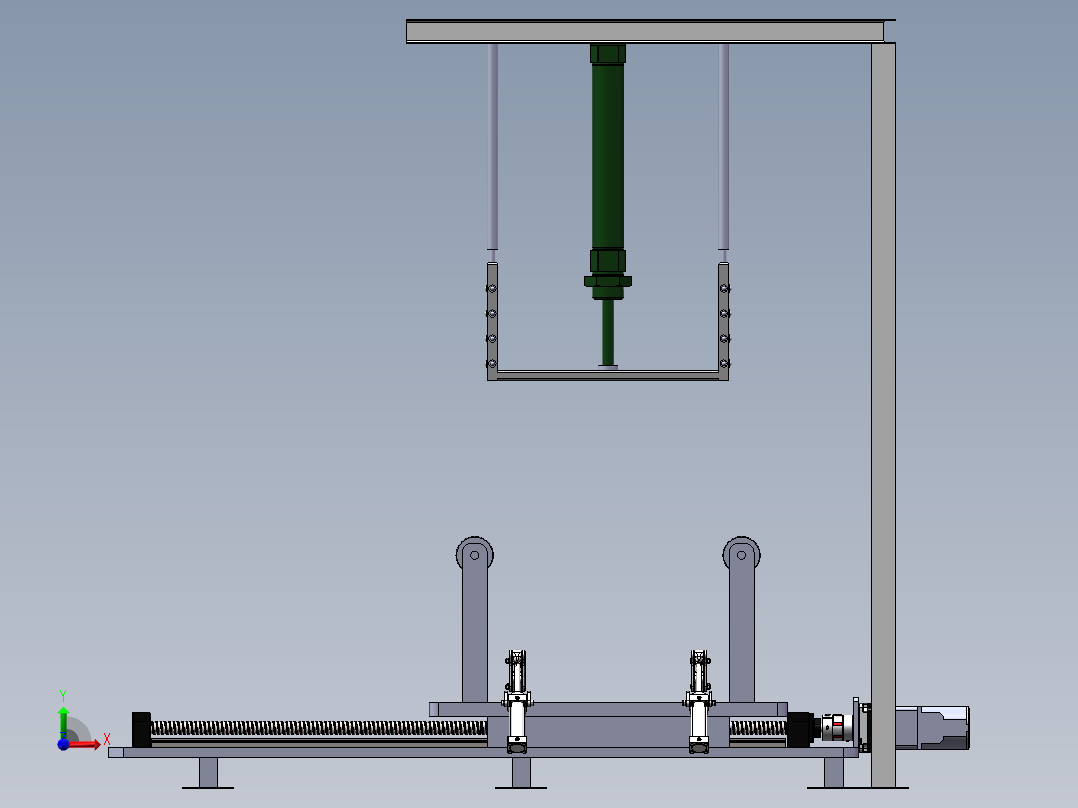 集装袋翻袋机sw18前视图