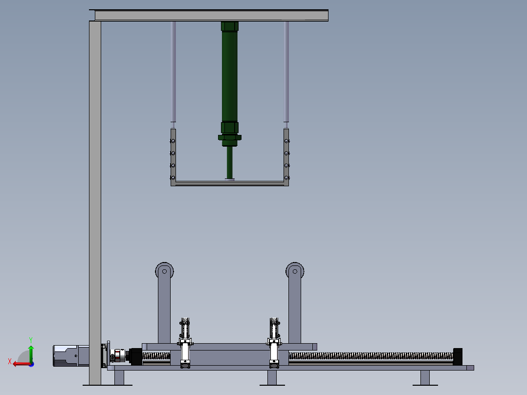 集装袋翻袋机sw18后视图