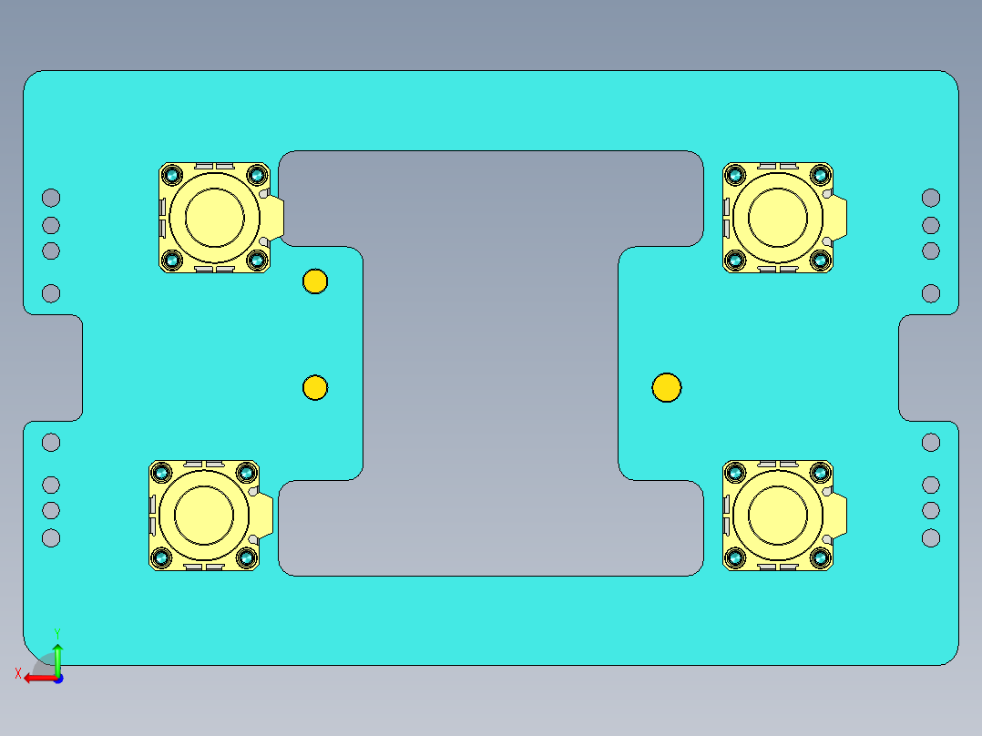 EDA50-笔记本CNC工装夹具三维模型CNC5验证治具-190111后视图