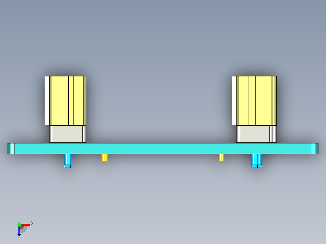 EDA50-笔记本CNC工装夹具三维模型CNC5验证治具-190111俯视图