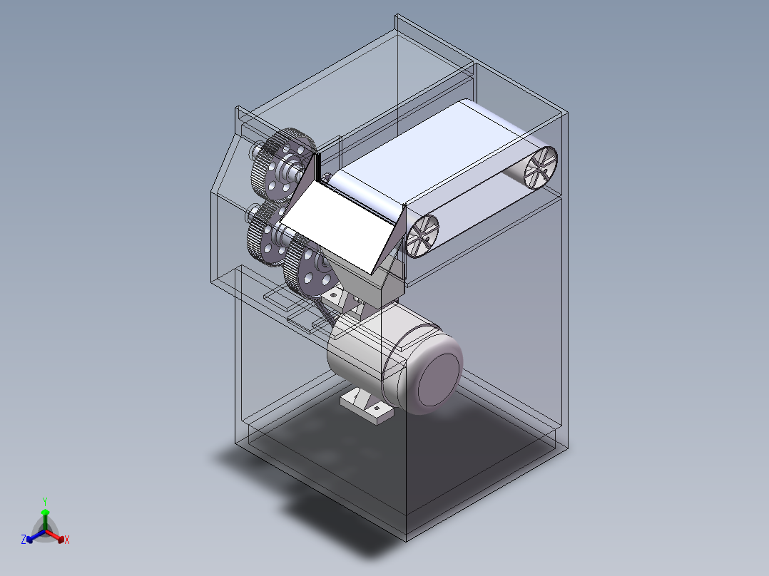 切片机正等轴测图