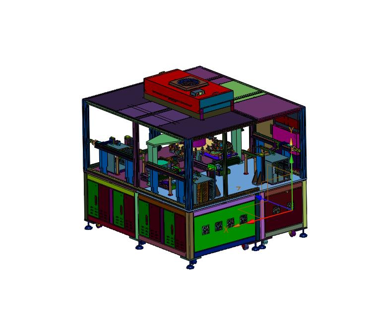 AOI自动剥离摆盘视觉分检设备