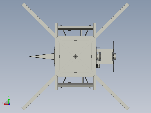 B2004371-帆翼襟翼粗糙模型 1 千瓦 (在 6 米秒)后视缩略图