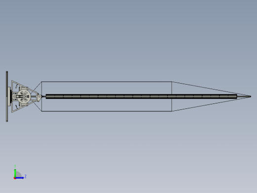 B2004371-帆翼襟翼粗糙模型 1 千瓦 (在 6 米秒)左视缩略图