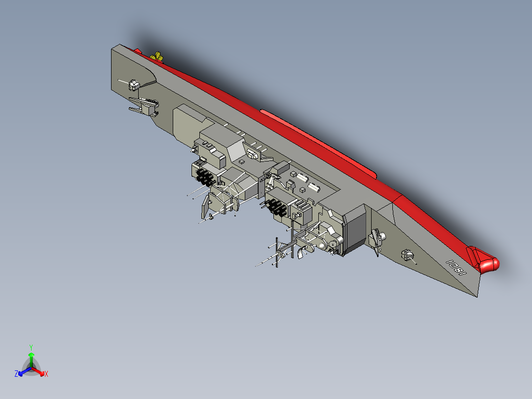 B2004531-台湾海军基隆级驱逐舰主视图