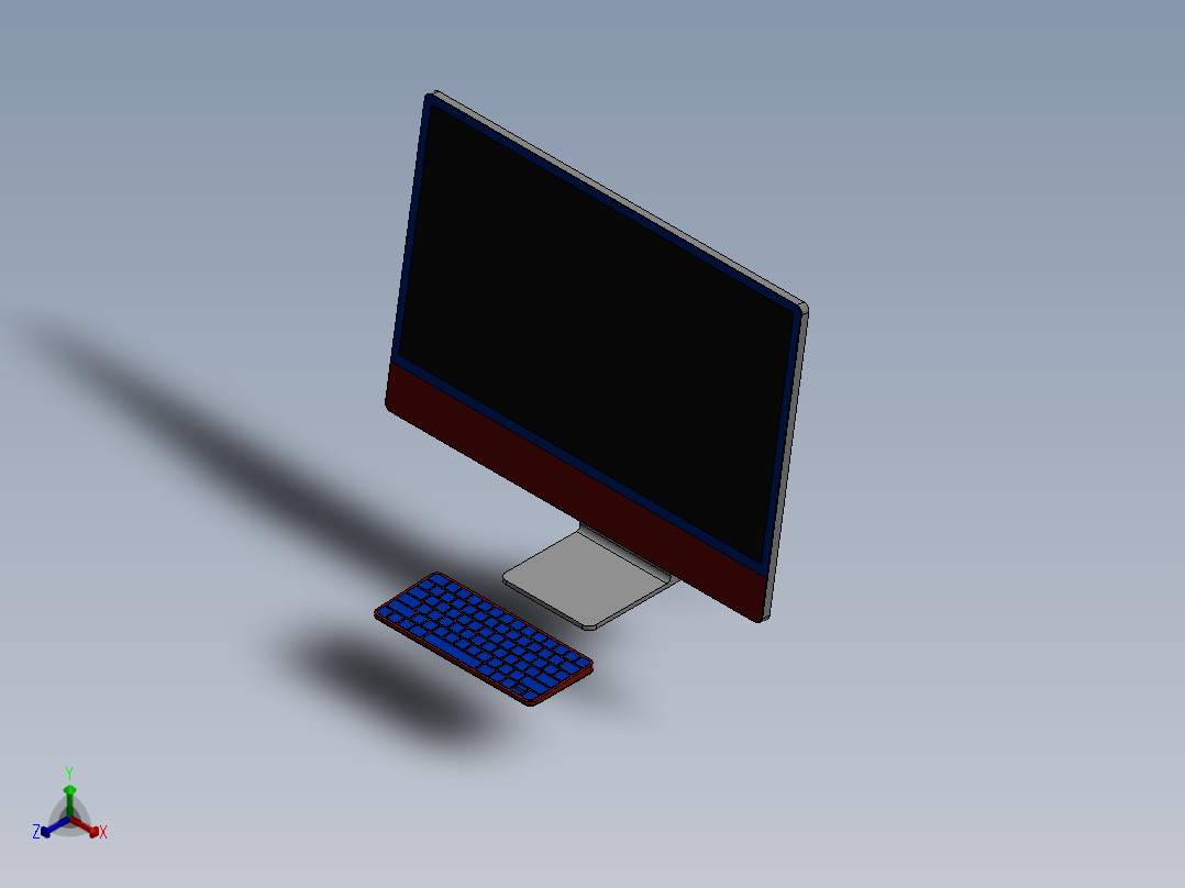 电脑、笔记本(61)正等轴测图