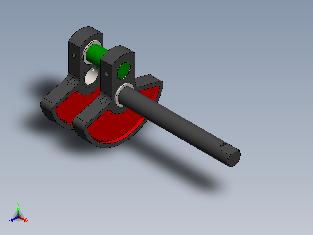 曲轴正等轴测图