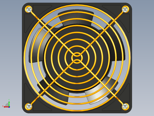 风扇120x120mm 11后视缩略图