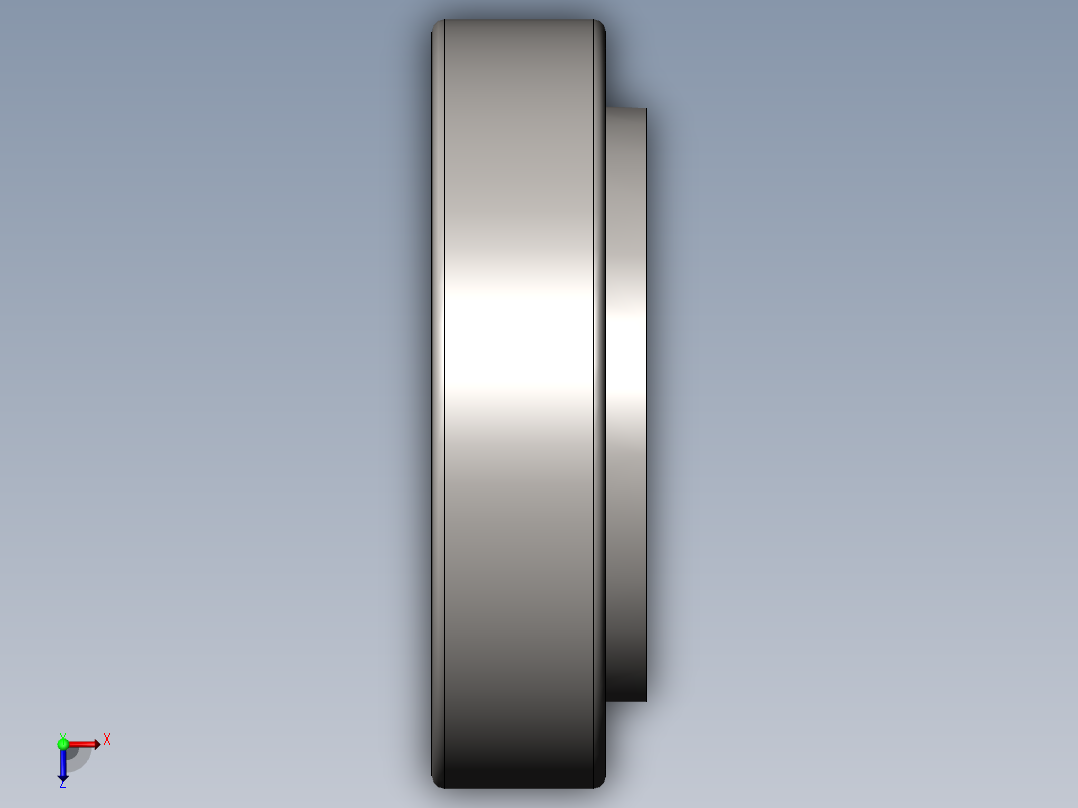 GB╱T 297-2015[圆锥滚子轴承[30000]30206]俯视图