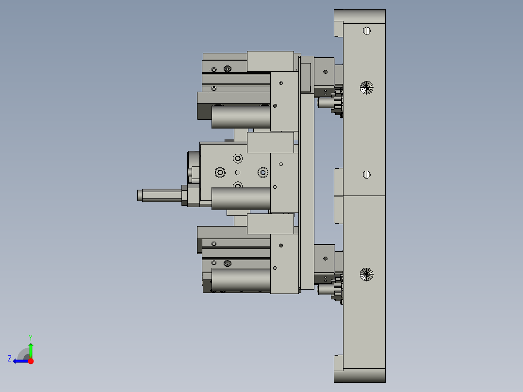 机器人抓取治具1米总成右视图