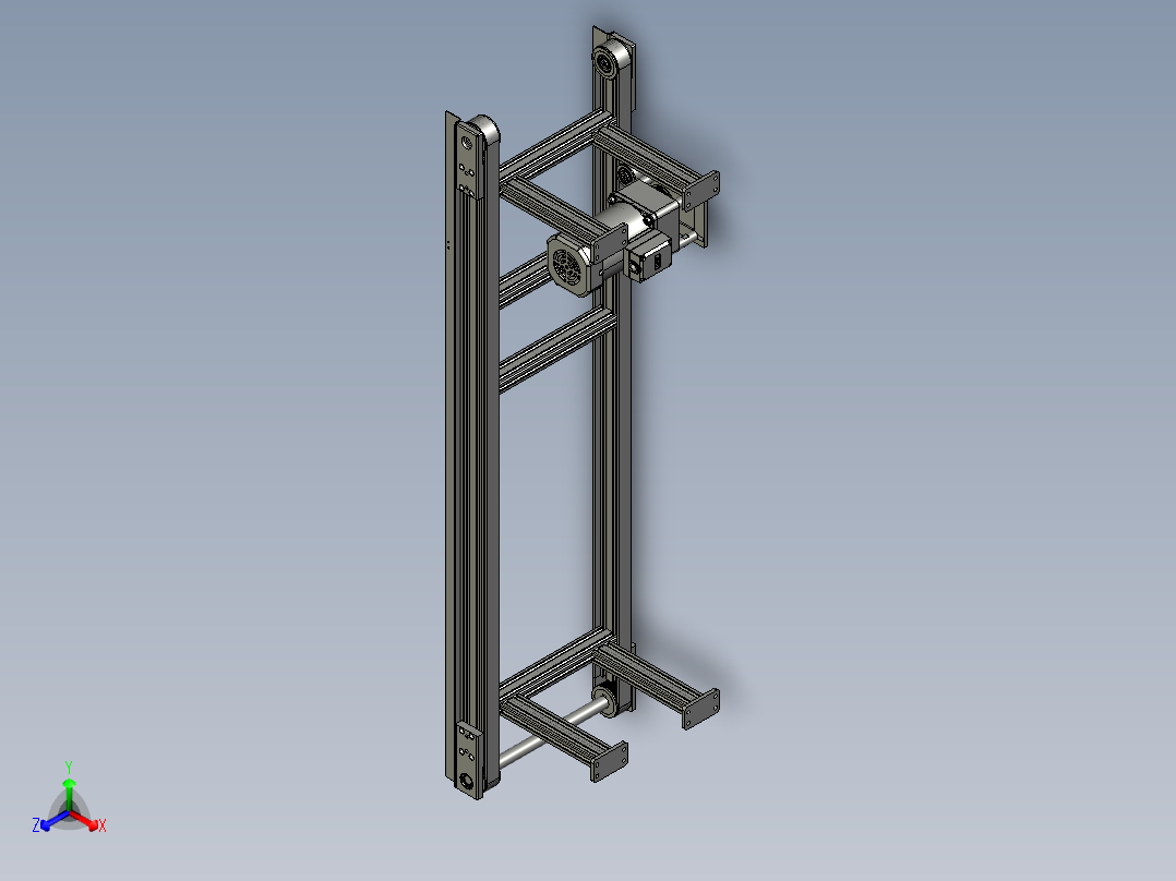 ZDL-RGZX-SS0001a输送线体正等轴测图