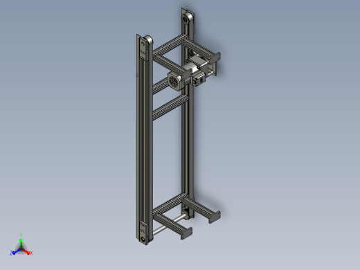 ZDL-RGZX-SS0001a输送线体正等轴测缩略图
