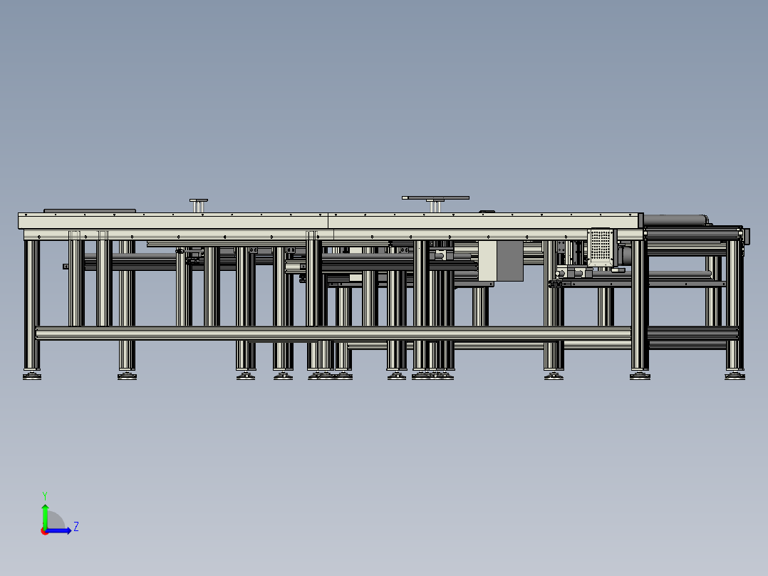 HWHW移栽线左视图