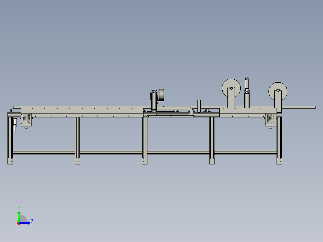 粘双面胶台左视图