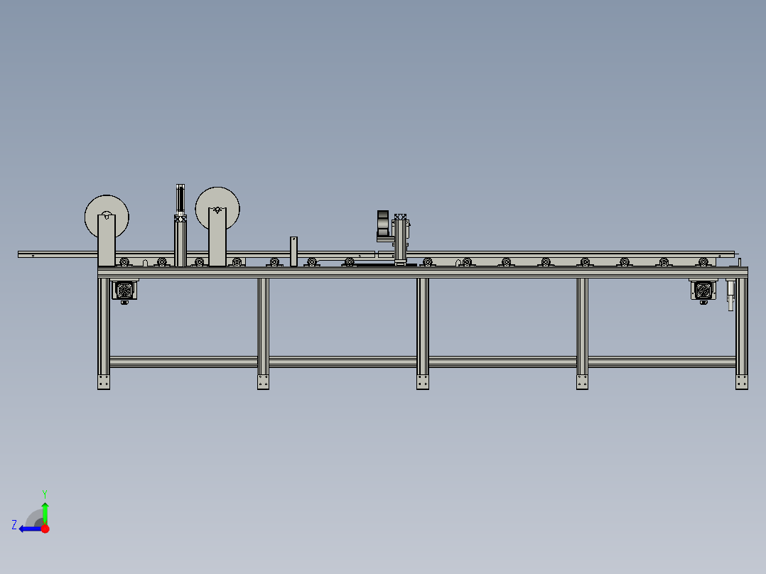 粘双面胶台右视图
