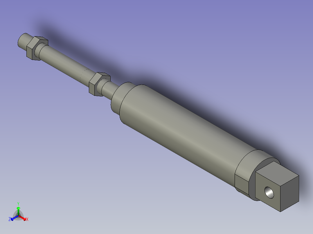PK-KX气缸CM2E32-75(-22)-AT主视图