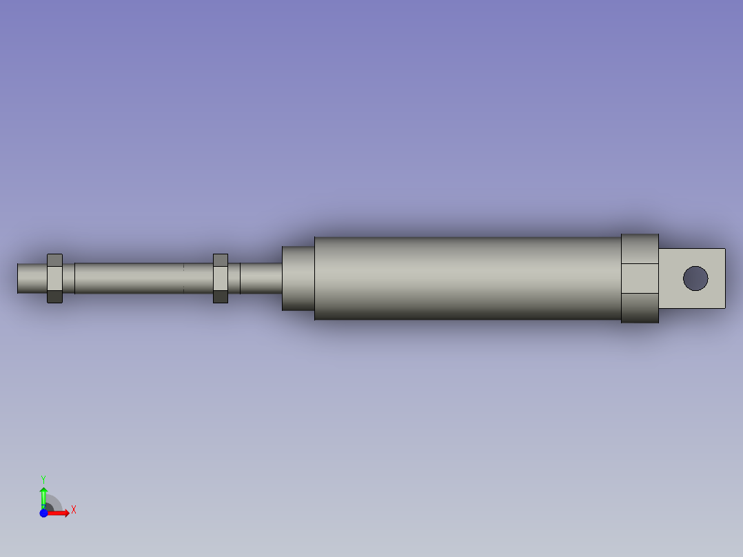 PK-KX气缸CM2E32-75(-22)-AT前视图
