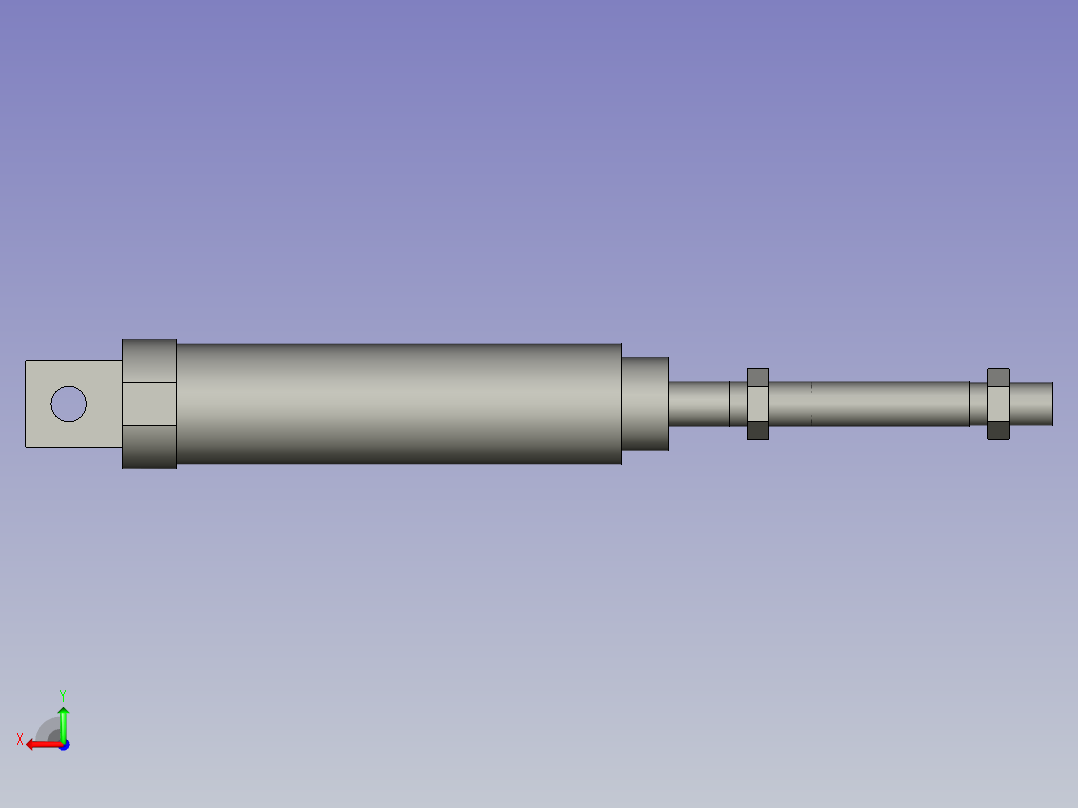 PK-KX气缸CM2E32-75(-22)-AT后视图
