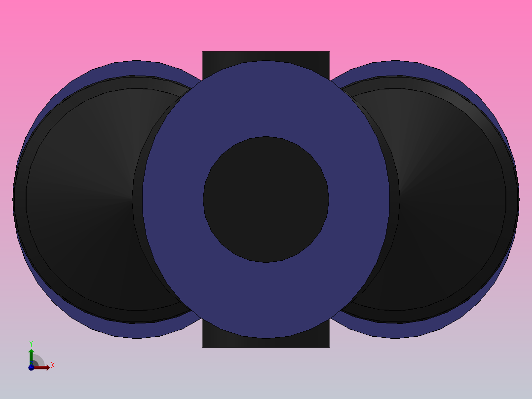 IPY 塑料Y三通_IPY1／4前视图