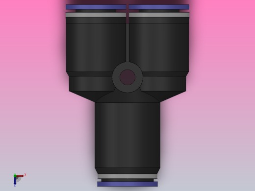 IPY 塑料Y三通_IPY1／4俯视缩略图