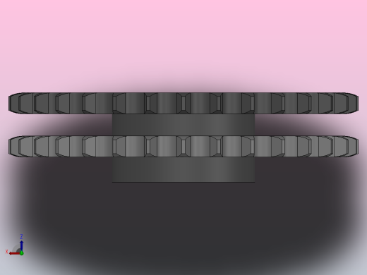 直孔链轮24B型_31-24B-2俯视缩略图