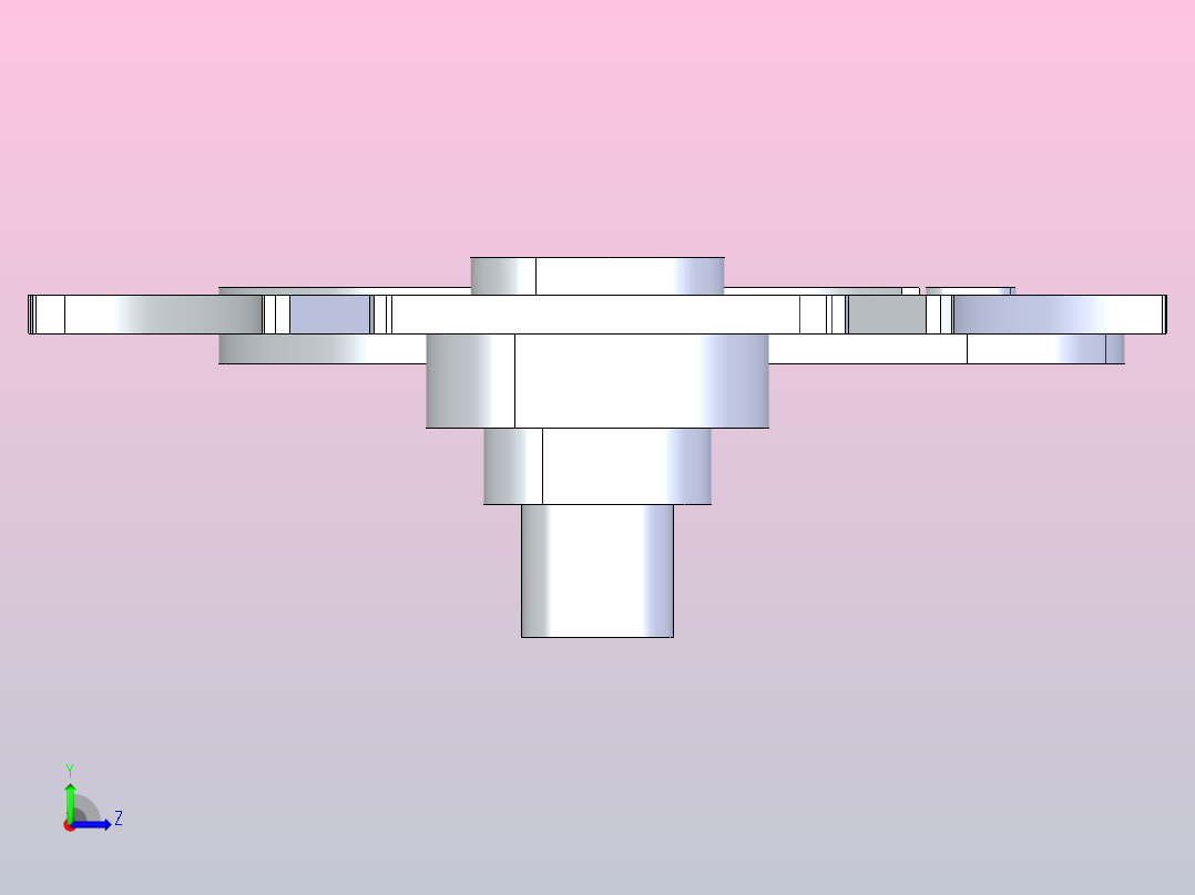 半自动机构左视图