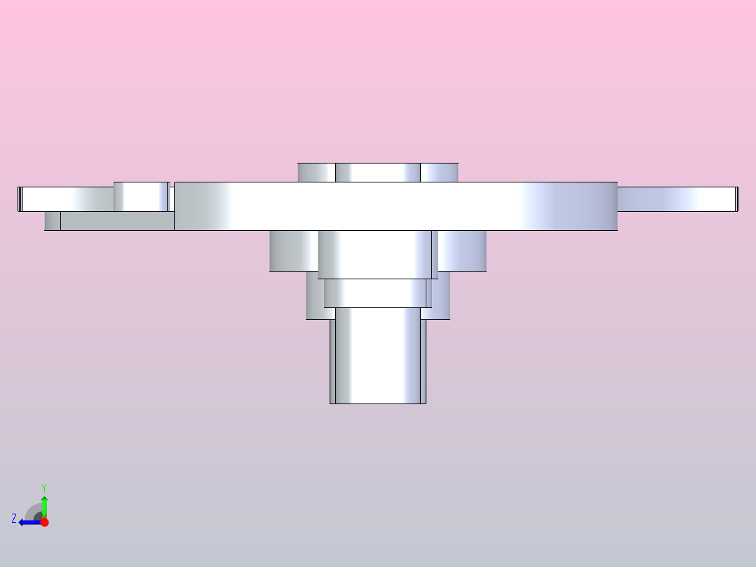 半自动机构右视图