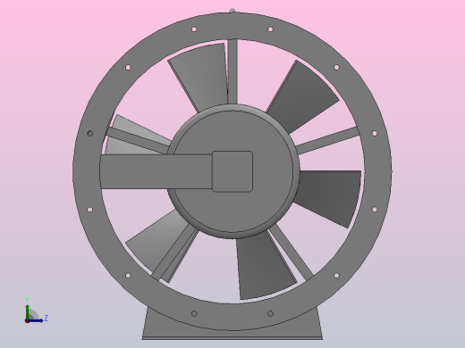 SDF系列隧道轴流风机[SDF-4.5]左视缩略图