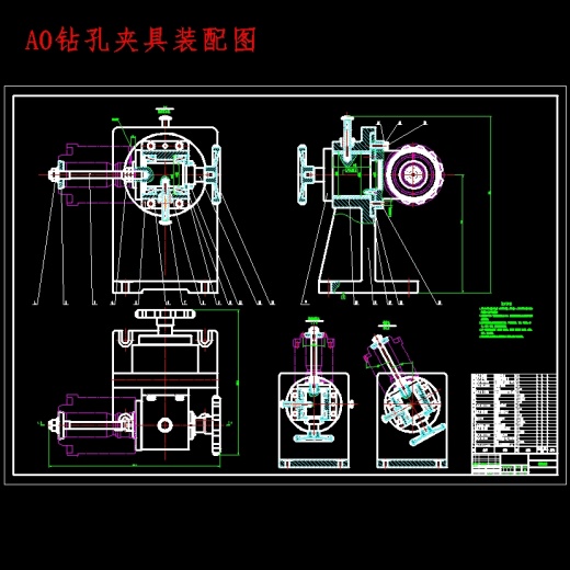 电梯制动器支撑环的加工工艺分析及钻孔夹具设计含SW三维及8张CAD图缩略图