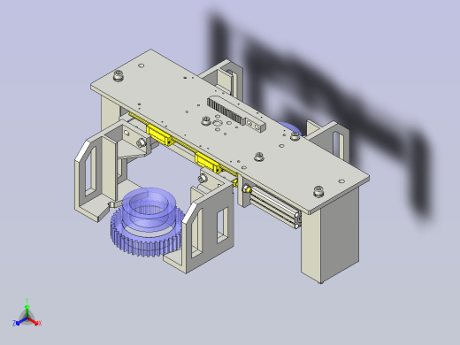 一种双重定心机构3D图纸