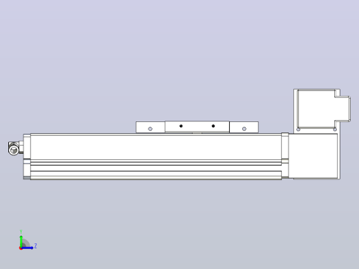 MCB14无尘皮带滑台[MCB14-L40-100-RU-P20-C3]左视缩略图