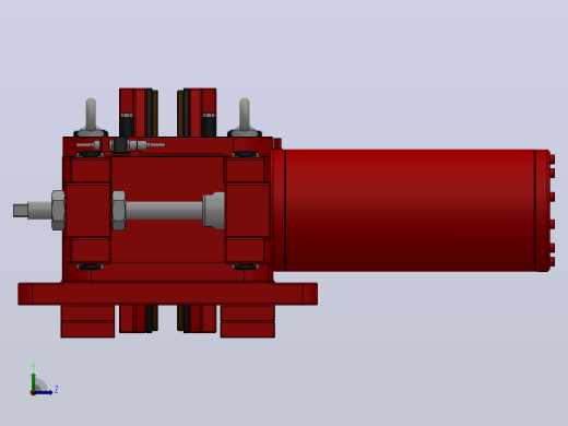 SBD-C安全制动器_SBD425-C-2000×40ⅡRL.WL.CL左视缩略图