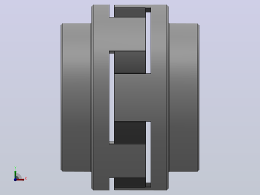 锥套式星形弹性联轴器_WF-90-98Sh-A-3020-TB1-φ40-TB2-φ40前视缩略图