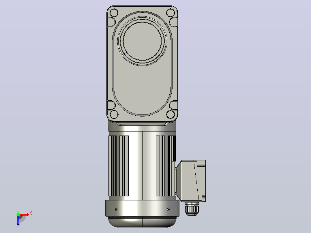 交流减速机ZDF3-32A80K-240K-400-S3俯视图