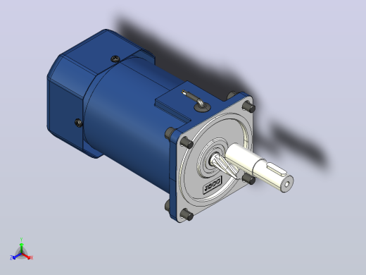 TP力矩电机40TP01-18正等轴测缩略图