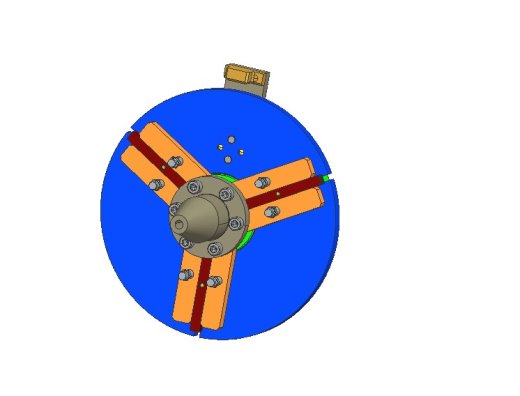 带锥形扩张机构的三指机器人夹持器缩略图