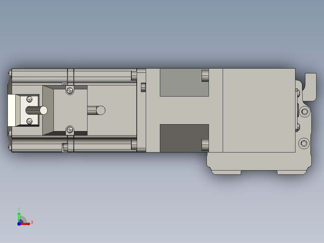 MT75BT半封闭皮带滑台[MT75BT.L80.800.RT.P40.C3]前视图