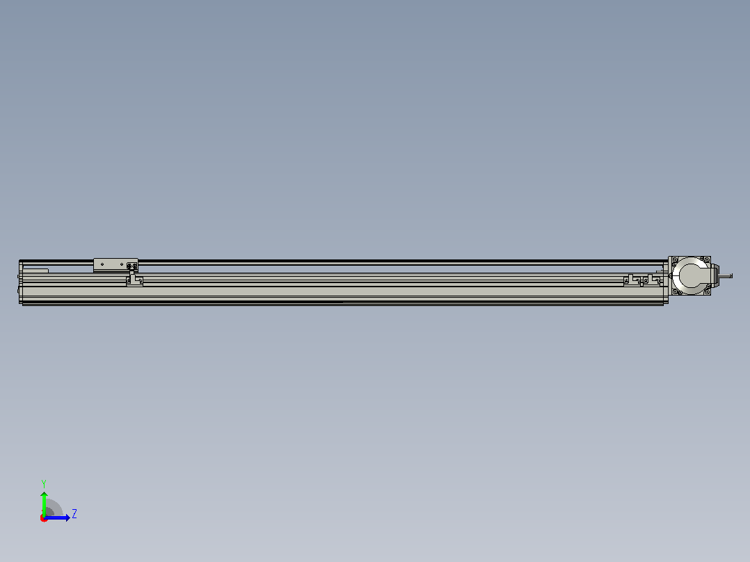 MT75BT半封闭皮带滑台[MT75BT.L80.800.RT.P40.C3]左视图