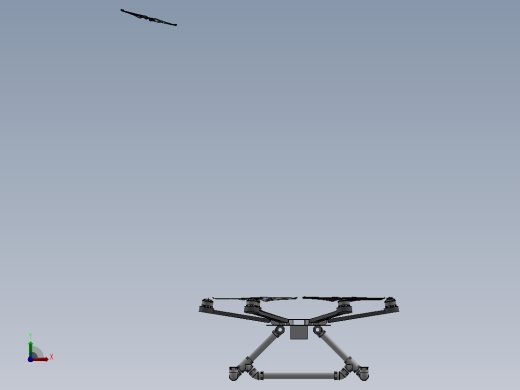 dji s800 evo  diy飞行器 起落架前视缩略图
