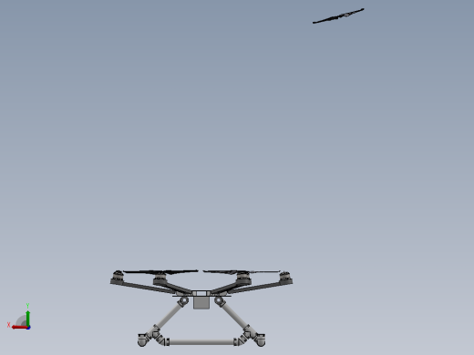 dji s800 evo  diy飞行器 起落架后视缩略图