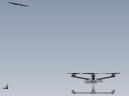 dji s800 evo  diy飞行器 起落架右视缩略图