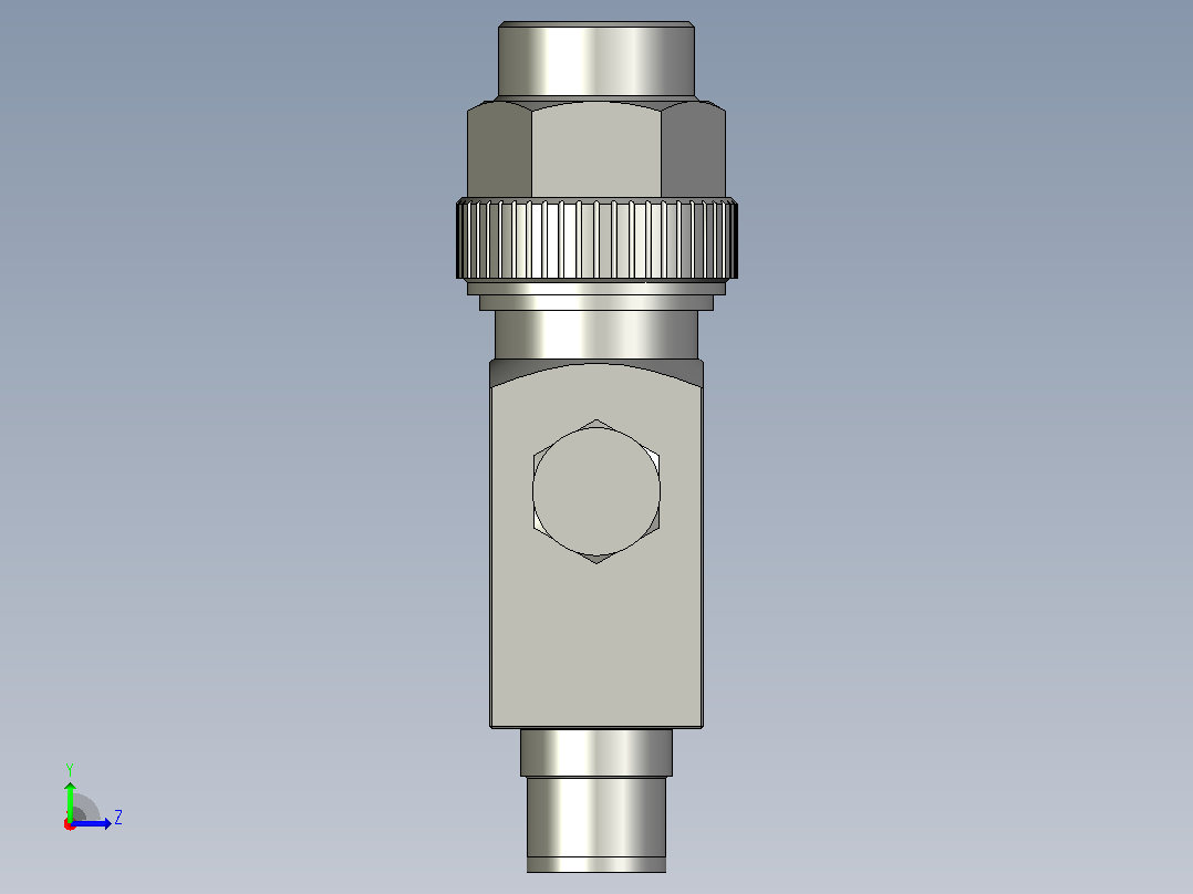 直角阀[AV-14X14]左视图