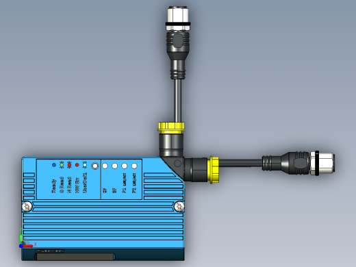 CLV618 Dual Port条码扫描器前视缩略图