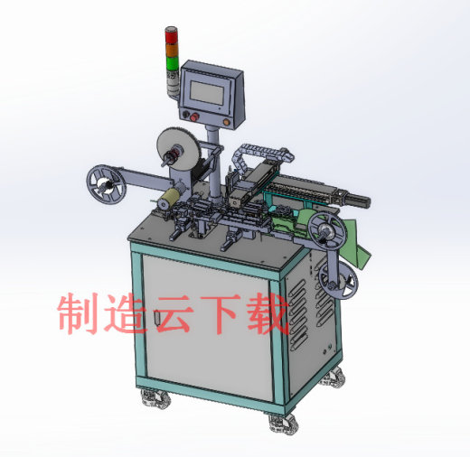 贴片元件高温测试后载带包装机3D模型缩略图